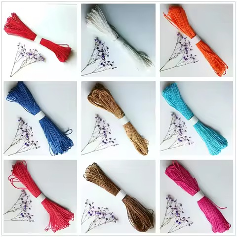 1.5mm 30M Hand-knitting Paper Rope Birthday Party Handmade DIY Craft Supplies Paper Rope Holiday Dec