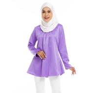 AQEELA Muslimah Classic Elegant Muslimah Blouse qb139a-e