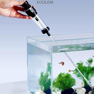 KOOLISM Fish Tank Feces Suction Tool, Plastic Strong Suction Fish Feces Suction Pipe, Universal Deta