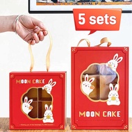 Mooncake Packaging Box Moon Cake Packing Empty Gift Box 50g 80g Mid Autumn Festival Gift Handheld 10