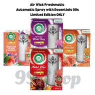Air Wick Freshmatic Automatic Spray Machine Air Freshener Limited Edition with Essential Oils Starter Kit