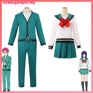 Anime Saiki Kusuo The Disastrous Life K.-Nan Cosplay Costume Wig for Men Teruhashi Kokomi Dress for 