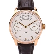 Iwc IWC IWC Portuguese Rose Gold Annual Calendar Automatic Mechanical Men's Watch IW503504