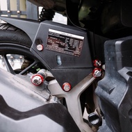 Combo of 5 Salaya Stainless Steel 304 screws + Long Temple Do to catch 10li60 exhaust & 10li40 swing