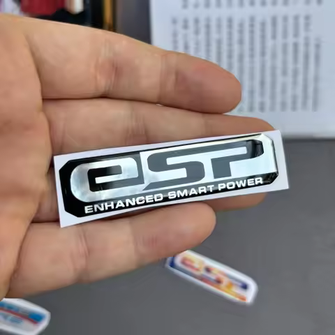 MOTO Sticker ESP BLUE CORE FI Motorcycle Modification Accessories Soft Rubber Decorative Decal Unive