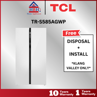 [TCL] 520L Side by Side Fridge Inverter No Frost TRF-520WEXPA+ | Samsung | Sharp | Hisense | Panason