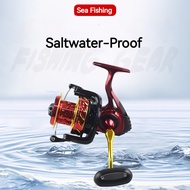 CS series metal spinning reel Saltwater-proof Sea fishing reel Large fishing weight 8000/10000/12000 Reel Fishing reel Mesin pancing Reel spinning Spinning reel Spining reel Mesin Pancing