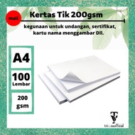 100 Sheets Of 200gsm A4 Type Paper