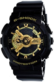 Casio G-Shock Men s Military GA-110 Watch, Black/Gold, One Size