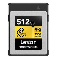 Lexar Professional CFexpress 4.0 Type B Gold Memory Card - 512GB