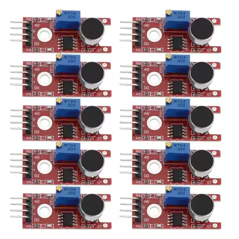 5-10PCS KY-037 High Sensitivity Sound Detection Module DC 4-6V LM393 Microphone Sensor Detection Mod