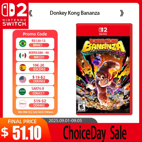 Nintendo Switch 2 Game Deals - Donkey Kong Bananza - Original Physical Game Card for Switch 2