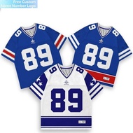 Streetwear Jersey Number 89 Hockey Jersey Sports Jersey Rugby Jersey Vintage NFL Boxy