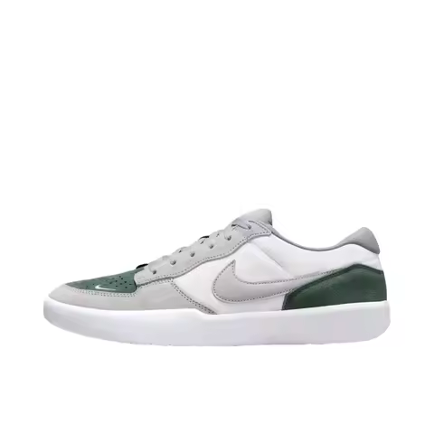 Nike SB Force 58 Men's Skateboarding Shoes, Low Cut, Durable, Casual Sneakers, Grey/Green