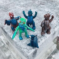 BULLMARK ブルマァク魂  超人力霸王系列 怪獸軟膠玩具 ❶宇宙忍者 巴爾坦星人 ❷古代怪獸 哥美斯 ❸冷凍怪獸 貝吉拉 ❹火星怪獸 納美貢 ❺地底怪獸 帕戈斯