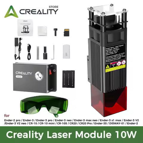 Creality Laser Engraving Module Kit 10W 5W 0.06mm High-Precision 3D Printer Parts Upgrade for Ender-