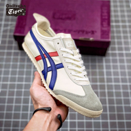 Onitsuka Tiger Shoes Outdoor Sports Shoes Running Jogging Shoes Low Top Casual Leather Soft Soles Comfortable Light Breathable Walking Shoes