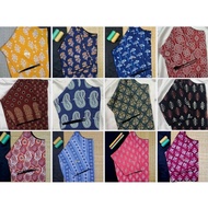 READY-MADE BLOUSE - AJRAKH PRINT 100% PURE COTTON BOATNECK