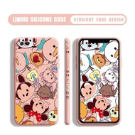 สำหรับ OPPO R15 R15 Pro R17 R17 Pro R9 R9s R9 Plus R9s Plus เคส Mickey Minnie Disney น่ารัก Graffiti ป้องกันการกระแทกกลับเต็มรูปแบบเลนส์ซิลิโคนนุ่มป้องกันเคสโทรศัพท์ปลอก