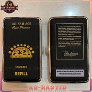 NRT Tempat Kotak Rokok Kaleng Motif Dji Sam Soe Refill