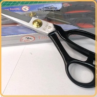 gunting kain tukang jahit/tailor's scissor/guntung jahit/gunting kain/gunting besi/gunting besi ride