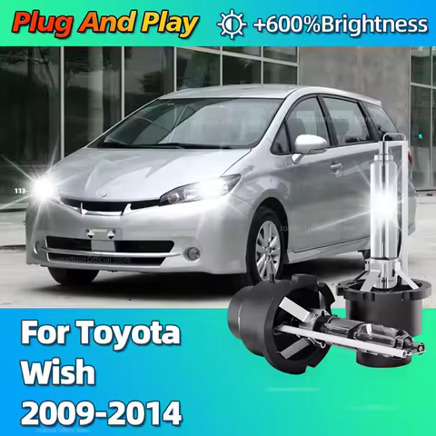 HID Xenon Headlight 10000LM Bright Car Bulb D4S Replacement Lamp 6000K 35W For Toyota Wish 2009 2010