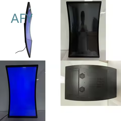 Touch Screen Gaming Monitor Touch Kiosk for C Shape Capacitive Curved Display 32 43 49 55 Inch for P