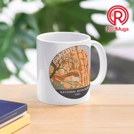 Mug Kopi Gila Cliff Dwellings National Monument New Mexico Circle Classic Mug
