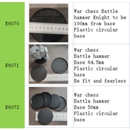 Warhammer Knight To Be From Base Plastic Round Base (100mm, 64.5mm, 50mm, 40mm, 32mm, 25mm)