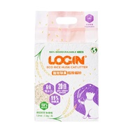 LOGIN 洛格 強效除臭稻殼貓砂 1.5mm  2.5kg  6包