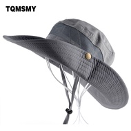 Hat men Hats women Fishin Cap Wide Brim UV Protection Flap Breathable mesh bone gorras Beach hat