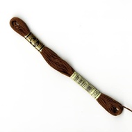 DMC Art 117 - 898 - Very Dark Coffee Brown Yarn