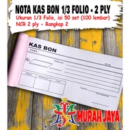 CASH NOTE BON KAS BON NCR 2PLY 2 PAIRS | FINANCIAL CASH ADMINISTRATION BOOK FINANCE ACCOUNTING PETTY