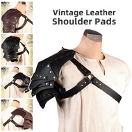 PU Leather Medieval Single Shoulder Armor Knight Warrior Cosplay Costume Prop
