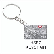 HSBC ATM card keychain 2d visa master live+ livefree