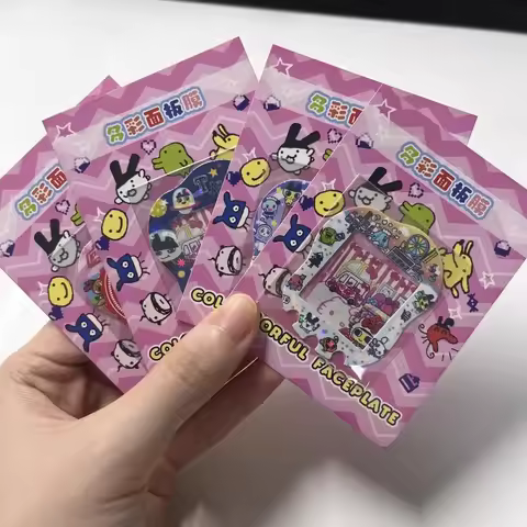 2026 New Cartoon Tamagotchi Uni Faceplate Silicone Protective Film Kawaii Sticker Cute Tamagotchi To