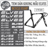 ELVES Model Bicycle Frame Decorative Sticker High Quality Waterproof Decal Strong Grip