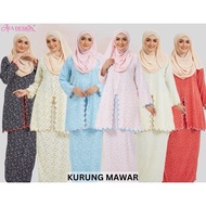 BAJU KURUNG MAWAR SULAM AFA DESIGN FASHION PRMOSI RAYA HARGA RUNTUH BAJU KURUNG HARGA BORONG KUALITI LEMBUT