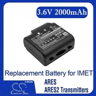 Cameron Sino Replacement Battery for IMET  ARES, ARES2 Transmitters, ARES2.1 Transmitters,, Fits P/N