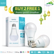 BARDI Smart Bulb 9W RGB+WW 16 Million Colors Smart LED Application Control