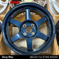 AOW 37 (D) 16inch 7JJ ET40 4X100 (Deep Blue)