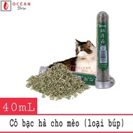 (Catmint Grass tube) Catnip grass for cats with dry buds in tube form - Catnip 01