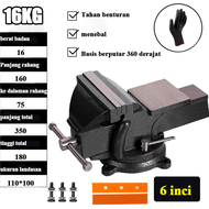 Catok Clamp 4IN/5IN/6IN catok paron Besi putaran 360 derajat / ragum besi duduk tekiro / Ragum Klem