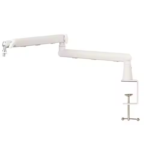 FULL-Mic Stand Desk With Desk Mount Clamp Adjustable Studio Microphone Stand Mic Adjustable Micropho