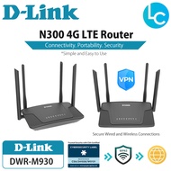 D-Link DWR-M930 N300 4G LTE Direct SIM Card Wireless N300 WiFi hotspot Modem Router
