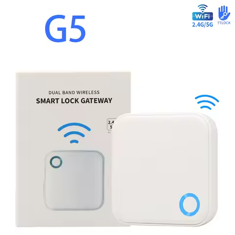 G2 G5 G6 TTlock gateway can connect to 5G WiFi TTLock Or TTHotel APP G5 WiFi Gateway 2.4G&5G WiFi Fo