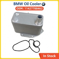 Auto parts Oil Cooler with gasket For BMW M57 E46 E90 E91 E92 E60 E61 E62 X3 E83 X5 E53 E70 X6 E71 2