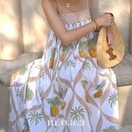 Piña Colada Dress in Sand | Moaa Collection