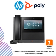 [PREORDER-CHAT SELLER] Poly CCX 700 Business Media Phone with Open SIP and PoE-enabled (82Z83AA)