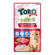 MITI4 พร้อมส่ง ขนมแมวเลีย Toro Plus Superfood โทโร่ พลัส ซูเปอร์ฟู้ด 1 แพ็ก 5 ซอง COD MIP261